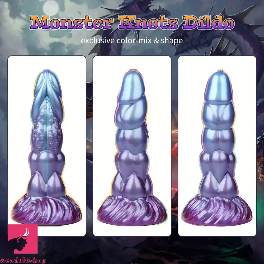 8.14in Liquid Silicone Space Bug Anal Plug Women Sex Anal Trainer Dildo