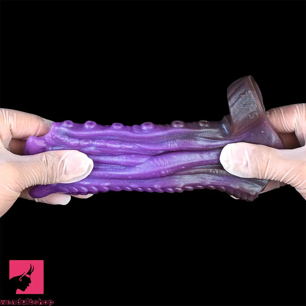 5.19in Dragon Tentacle Spiked Cock Creature Fantasy Hollow Dildo Sleeve