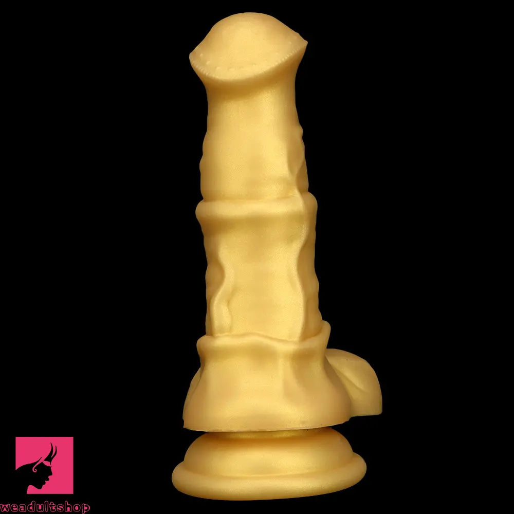 6.3in Small Horse Penis Orgasm Masturbator Silicone Soft Female Dildo