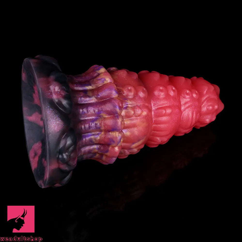 5.83in Fantasy Odd Silicone Soft Cock Dildo Hands-Free Clit Stimulator