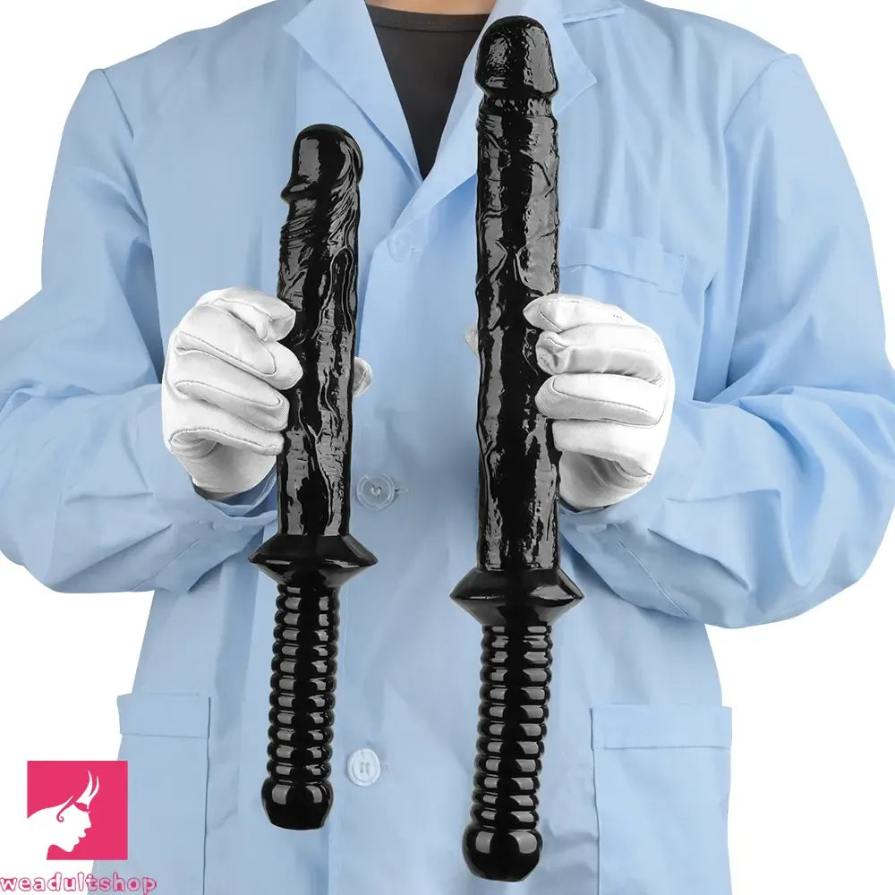 12.6in 15.15in Big PVC Sword Dildo With handle Anal Masturbator Sex