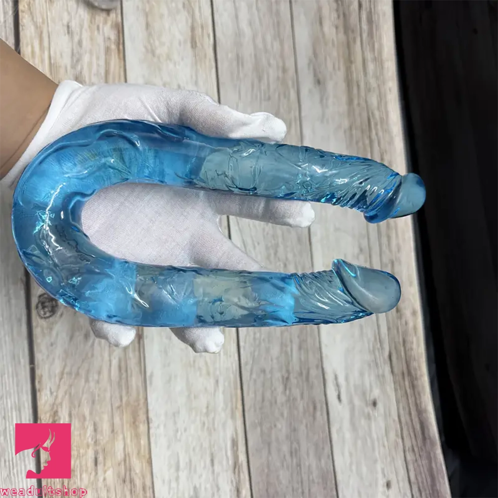 17.32in Long Dual Head Simulated Penis Dildo For G-Spot Cock Stimulation