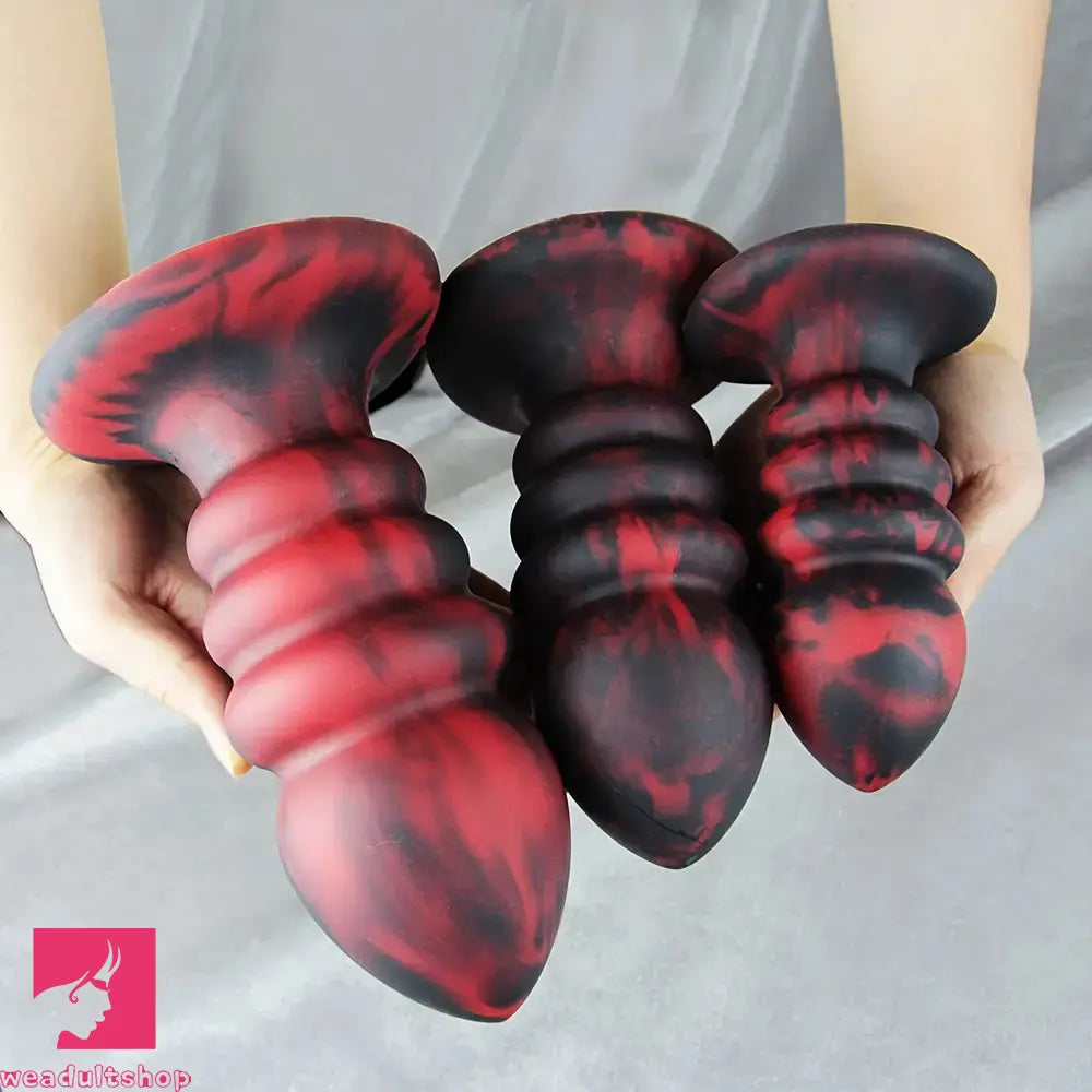 4.7in 5.7in 6.7in Anal Plug Silicone Self-Lubricating Dildo Sex Toy For Sex