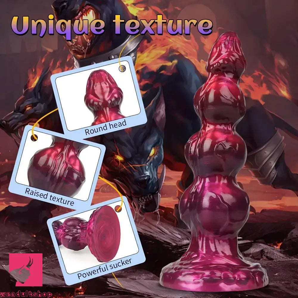 8.38in 10.51in 11.81in Liquid Silicone Knot Animal Soft Fantasy Dildo For Sex