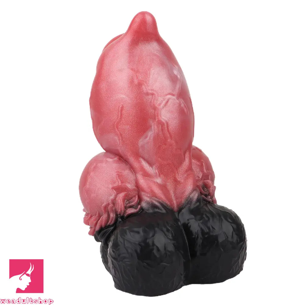 6.88in Dog Knot Dildo Male Masturbator Silicone Soft Fantasy Odd Penis