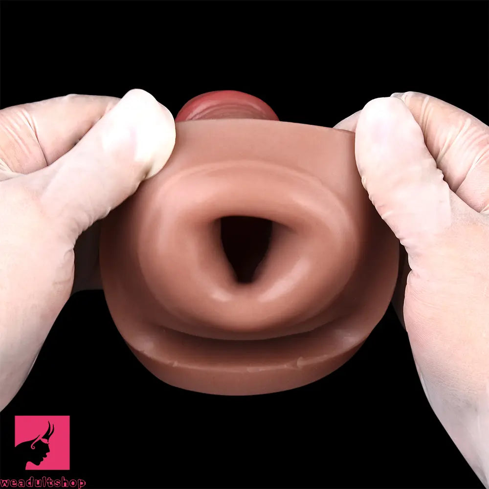 5.03in Strap on Penis Extender Cock Sleeve Liquid Silicone Anal Dildo