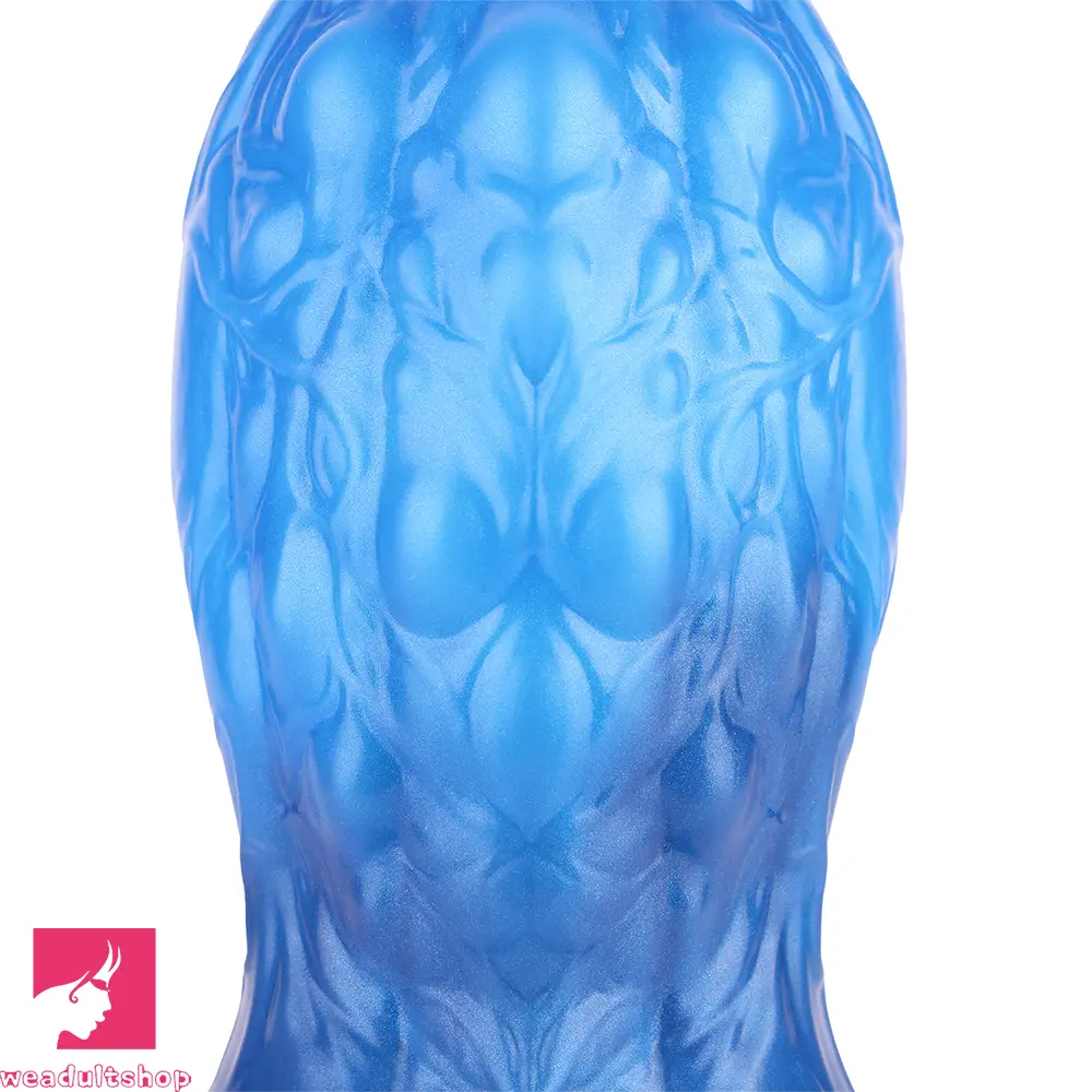 8.46in Animal Knot Double Density Silicone Soft Big Dildo For Pleasure