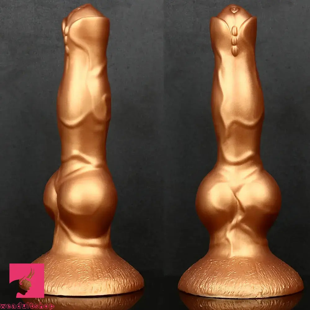 8.36in Silicone Large Thick Knotty Dog Soft Dildo For Sensual Pleasure Cock