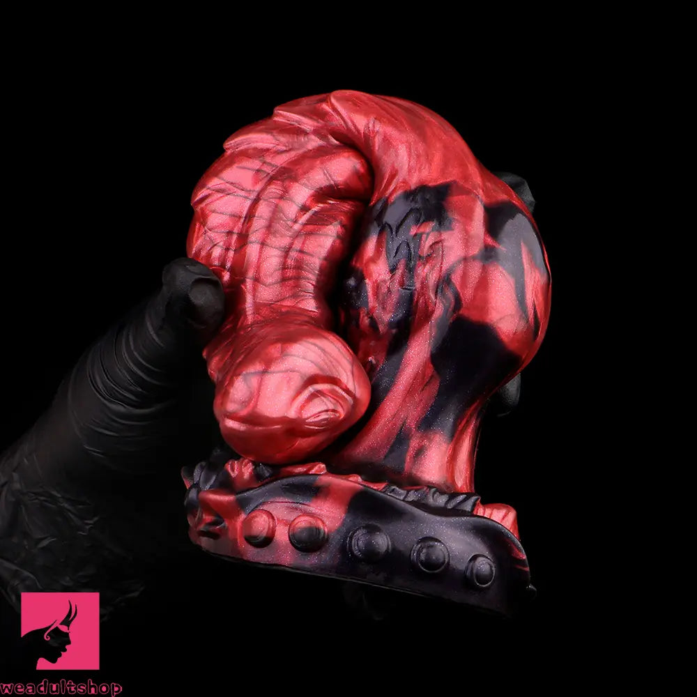 8.46in Knotted Silicone Big Animal Monster Odd Dildo Orgasm Cock
