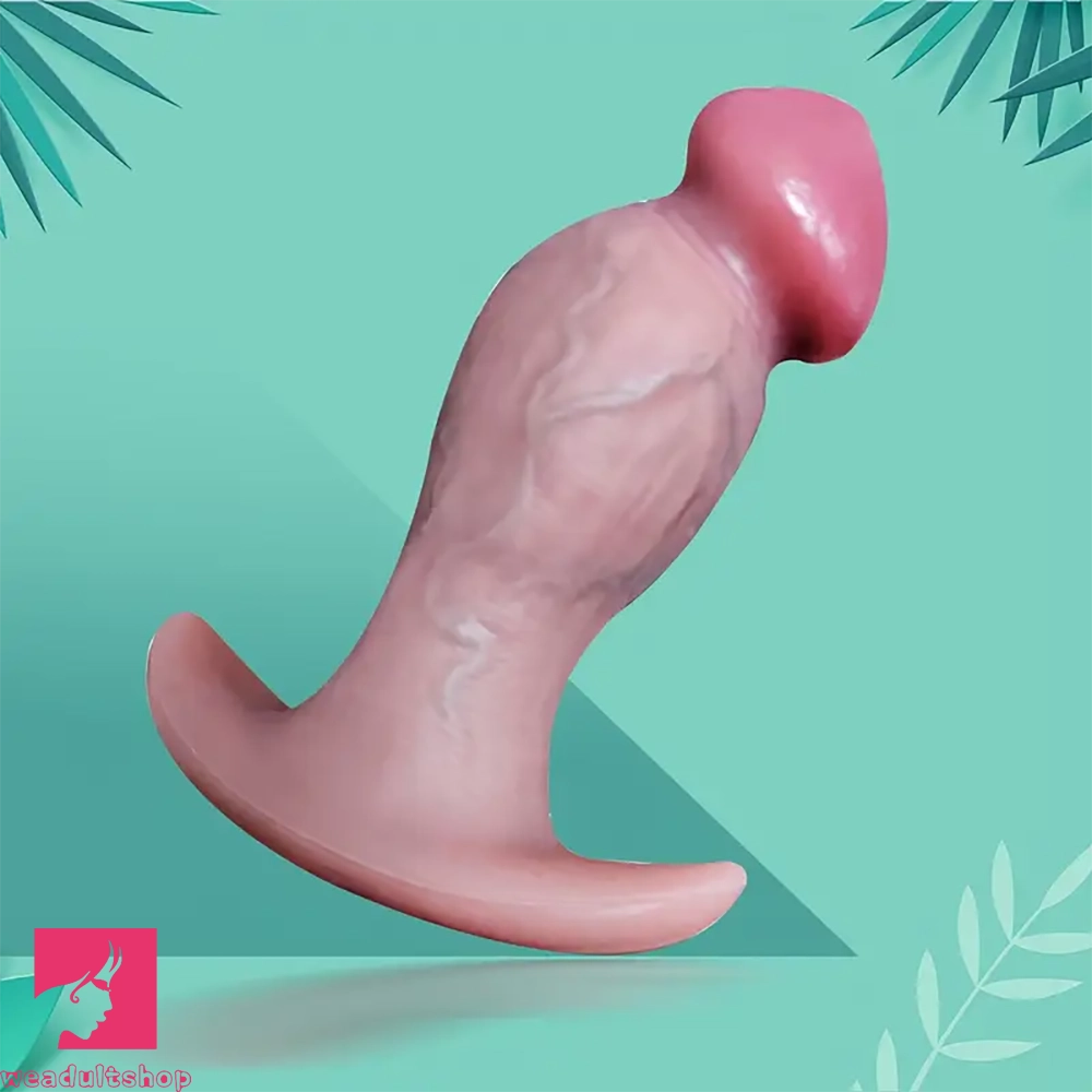 5.51in Realistic Silicone Small Dildo Solid Cock With Vivid Head Detail