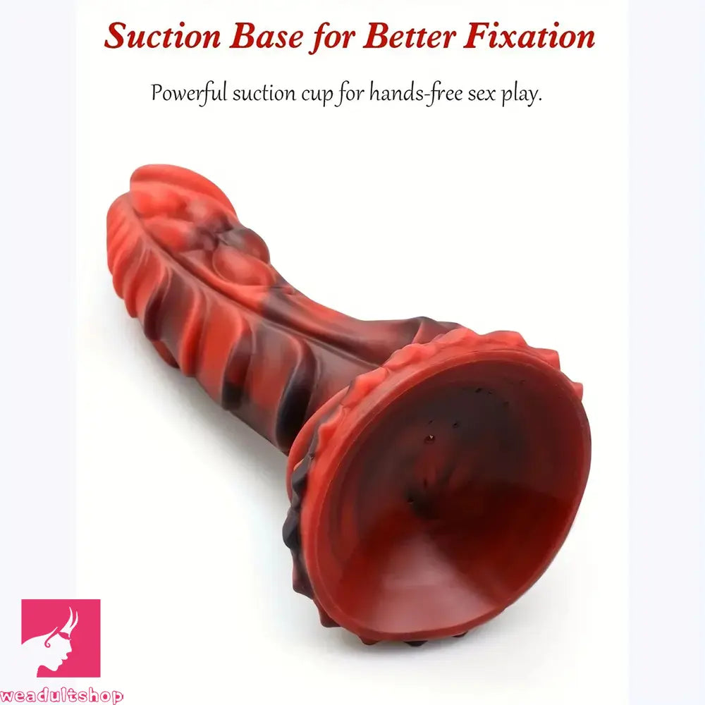 8.2in Lifelike Dragon Monster Soft Liquid Body Safe Odd Big Spiked Dildo