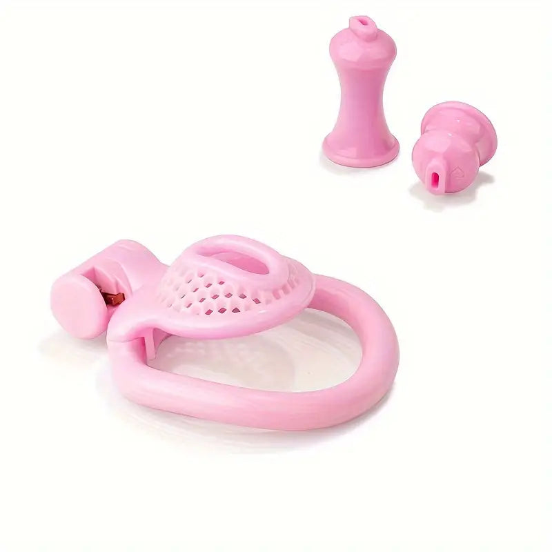 Plastic Chastity Cage For Men Positive Negative Poles S/L/Urine Columns