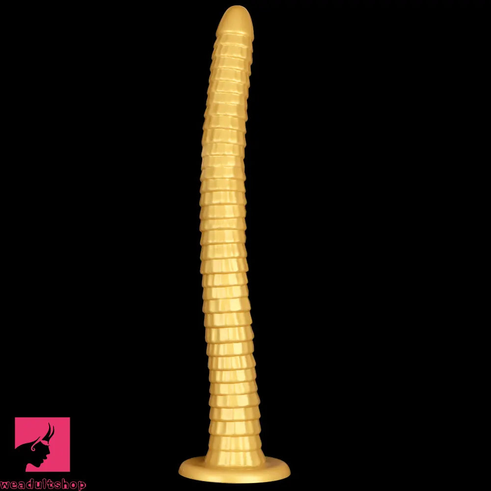 31.5in Golden Silicone Soft Huge Long Masturbator For Women Cock Dildo
