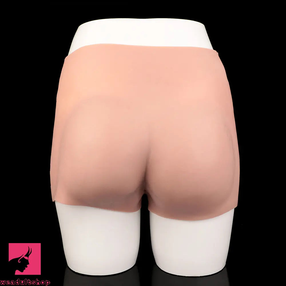 8.86in Hollow Penis Dildo Sleeve Silicone Floppy Pants Thickened Mid-Range