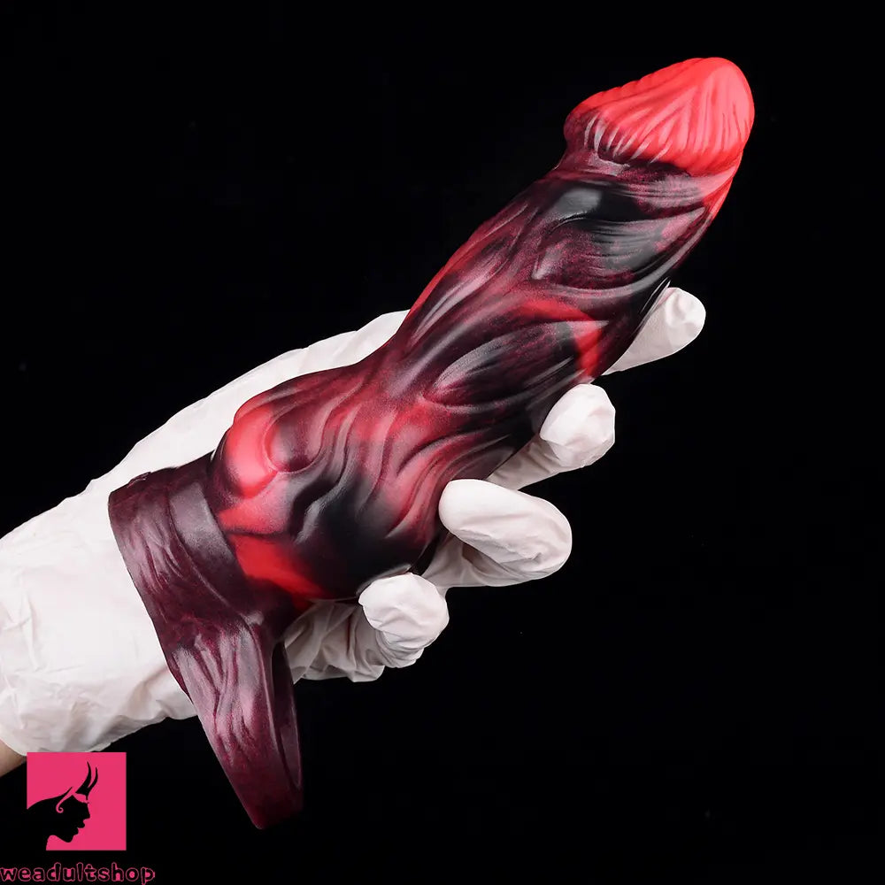 5.91in 7.17in Silicone Cock Sleeve Soft Vibrating Hollow Fantasy Penis Dildo