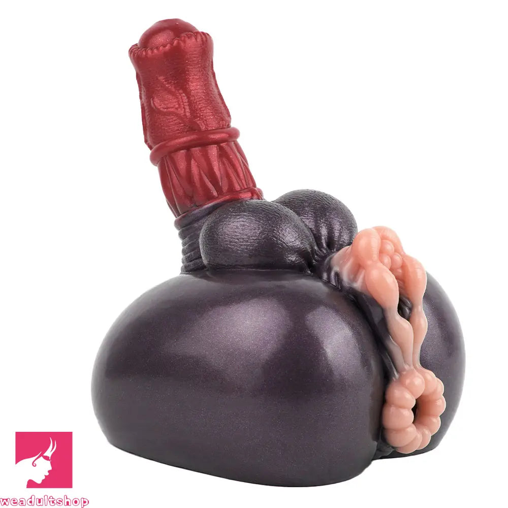 7.67in Silicone Odd Horse Dildo Masturbator Heavy Duty Suction Cup