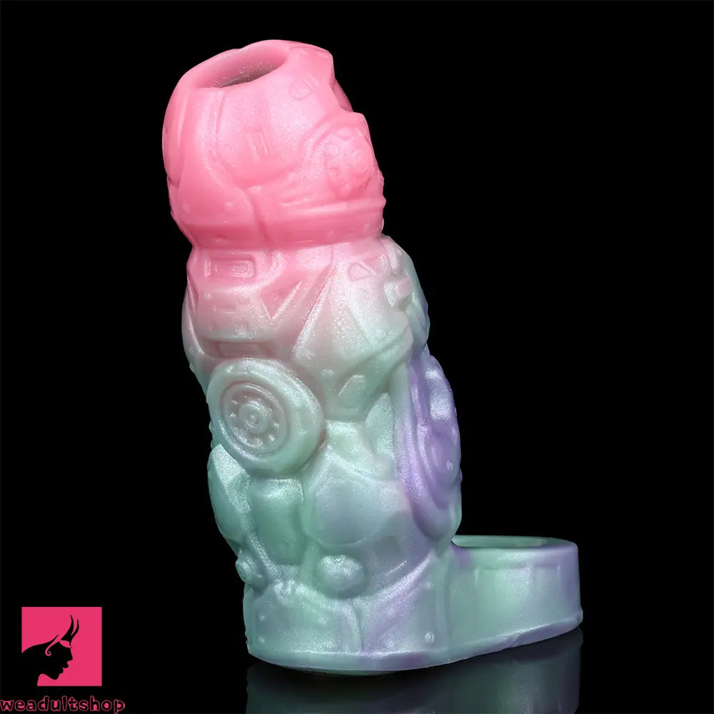4.72in Nesting Maw SHAZ-3013 Fantasy Hollow Dildo Cock Sleeve Extension