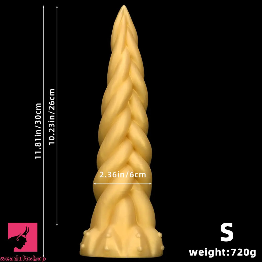 11.81in 13.77in 16.14in Extra Large Long Liquid Silicone Twist Soft Dildo
