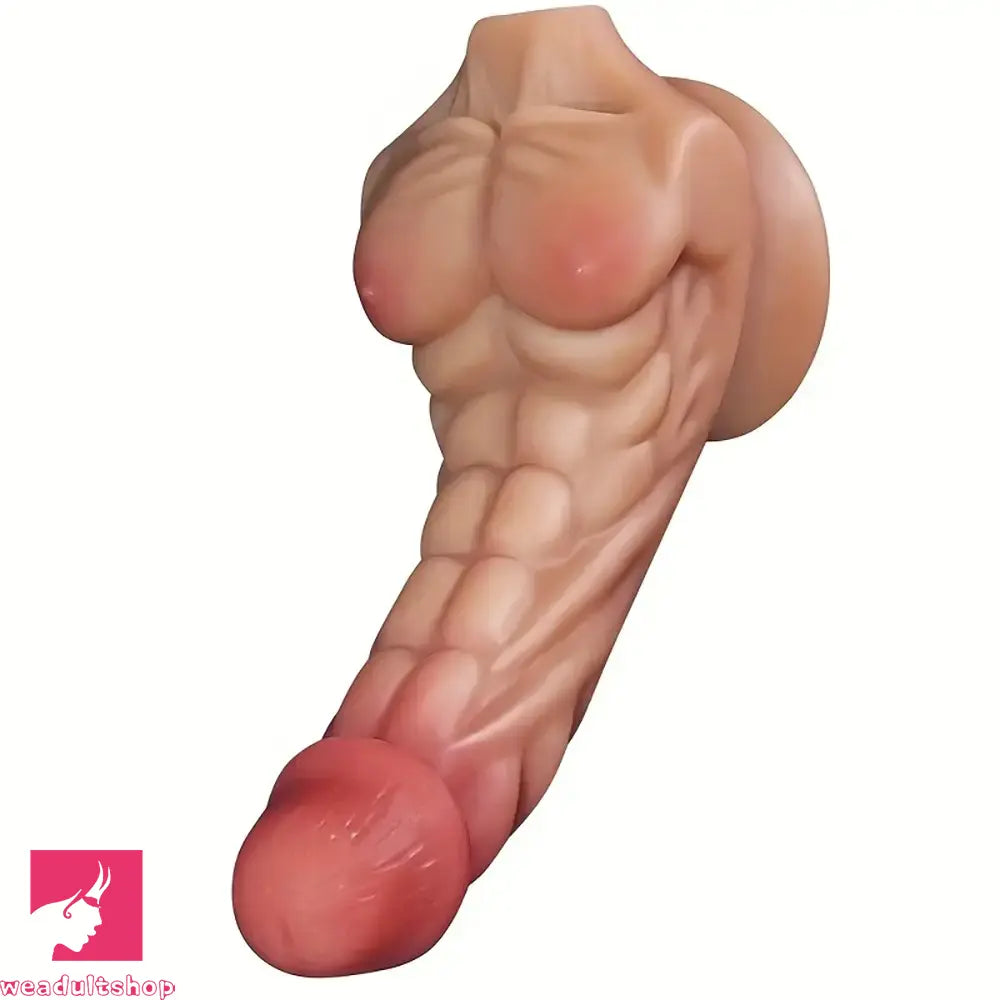 6.89in 7.68in 8.66in Muscle-Like Silicone Floppy Dildo Sex Toy For Women