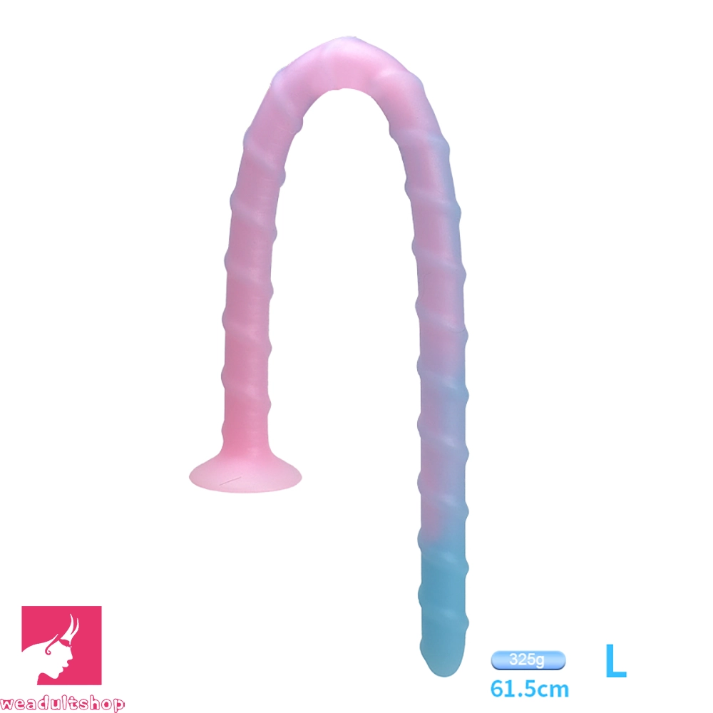 16.14in 19.69in 24.21in Luminous Monster Soft Prostate Glowing Dildo