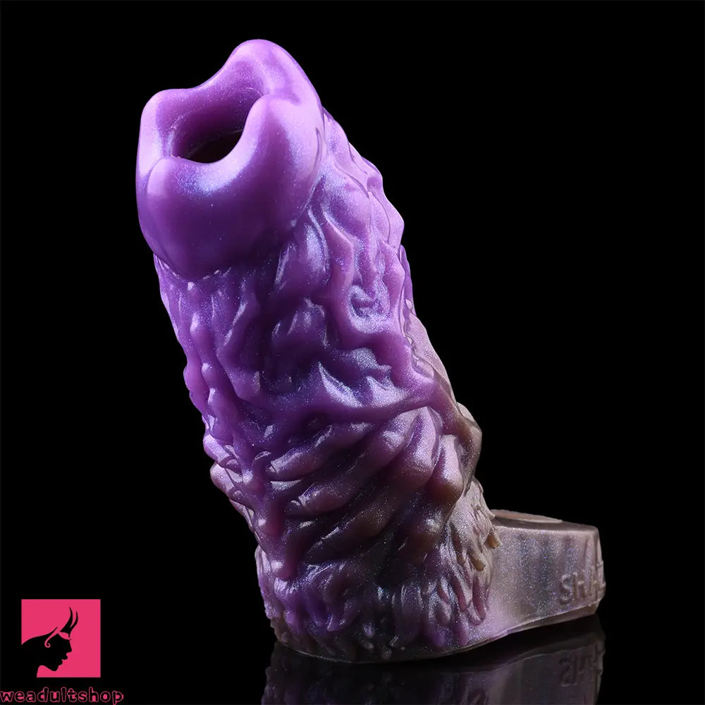 5.78in Dragon Beast Creature Fantasy Hollow Silicone Soft Dildo Sleeve