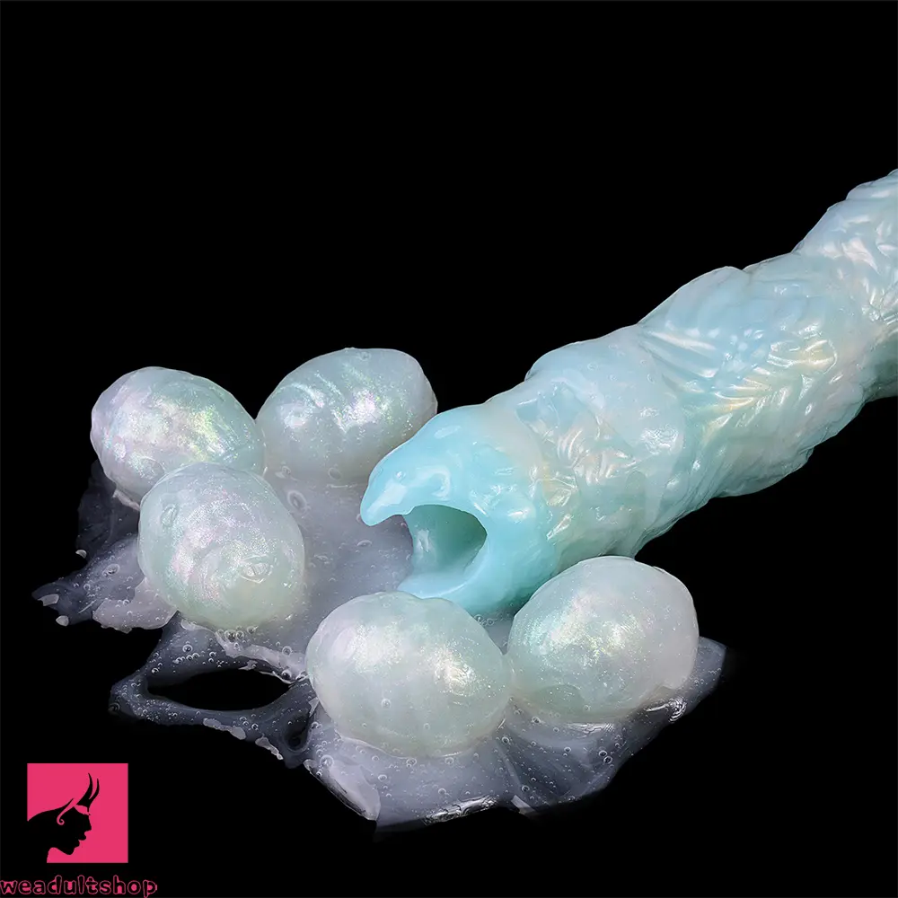 8.42in Adult Masturbation Cock Odd Ovipositor Egg Laying Inflatable Dildo