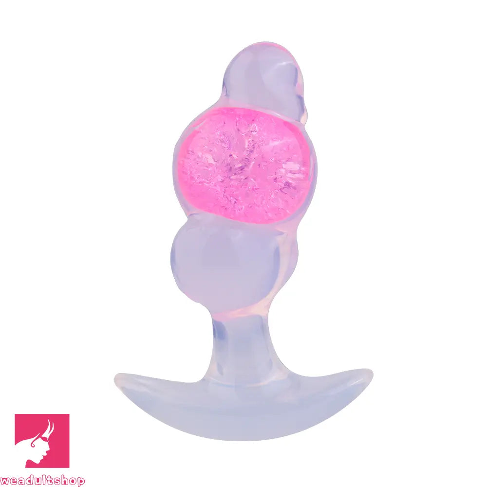 4.92in Silicone Anal Plug Dildo Realistic Design Masturbation Aid Toy