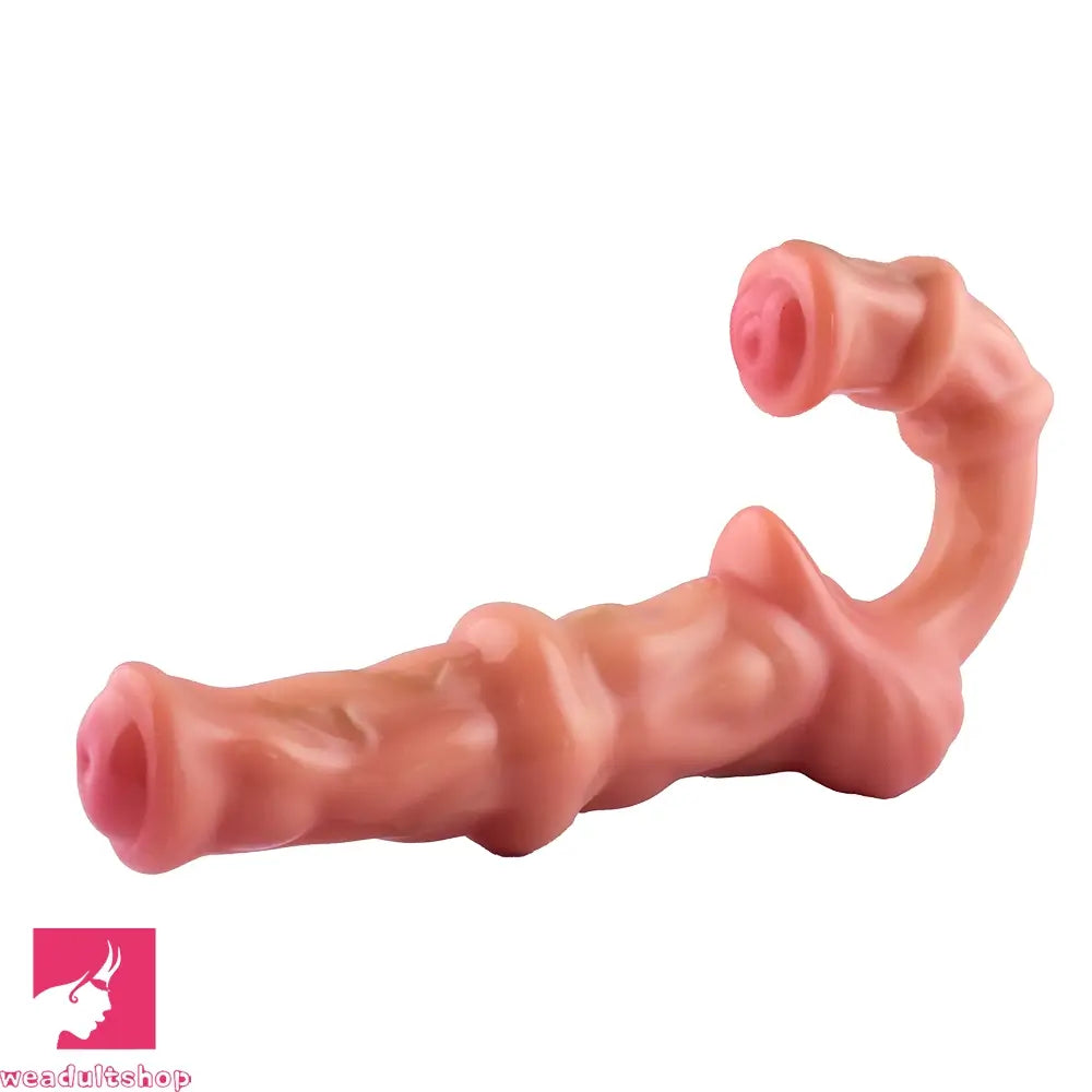 9.64in Strapless Strap on Silicone Soft Dildo For Anal Vaginal Fucking Sex