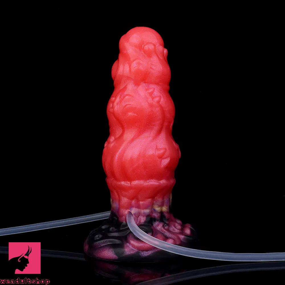 5.91in Fantasy Odd Silicone Soft Inflatable Spraying Water Dildo Sex Toy