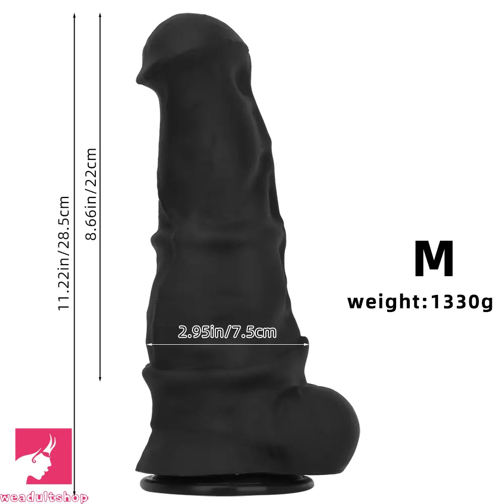 9.84in 11.22in 12in 13.38in 14.17in Extra Large Thick Penis Horse Cock Dildo