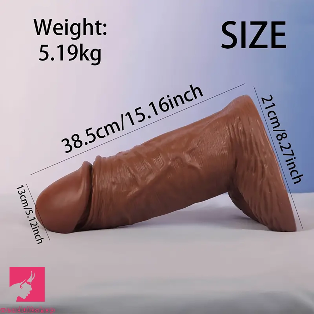 15.16in Super Big Tremendous Thick Long Real Touch Feeling G Spot Dildo