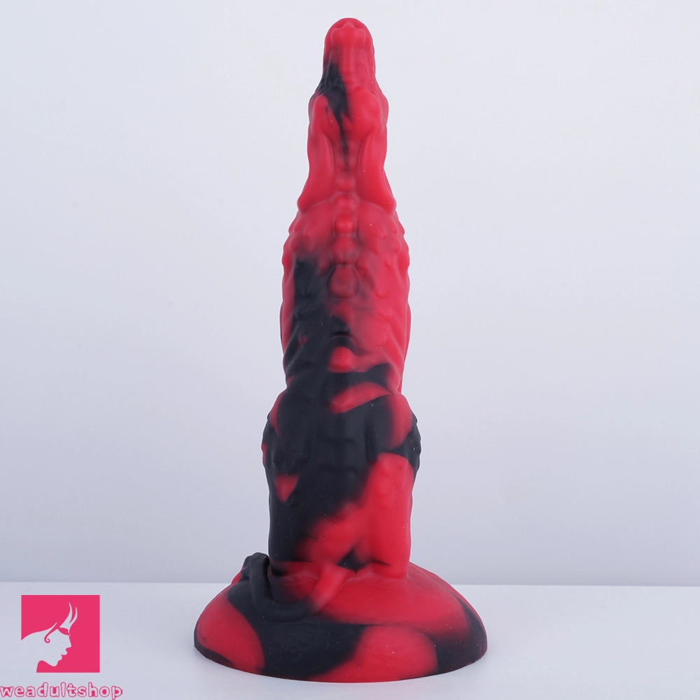 7.28in Pig Glans Silicone Soft Fantasy Dildo Adult Toy Clitoral Stimulator