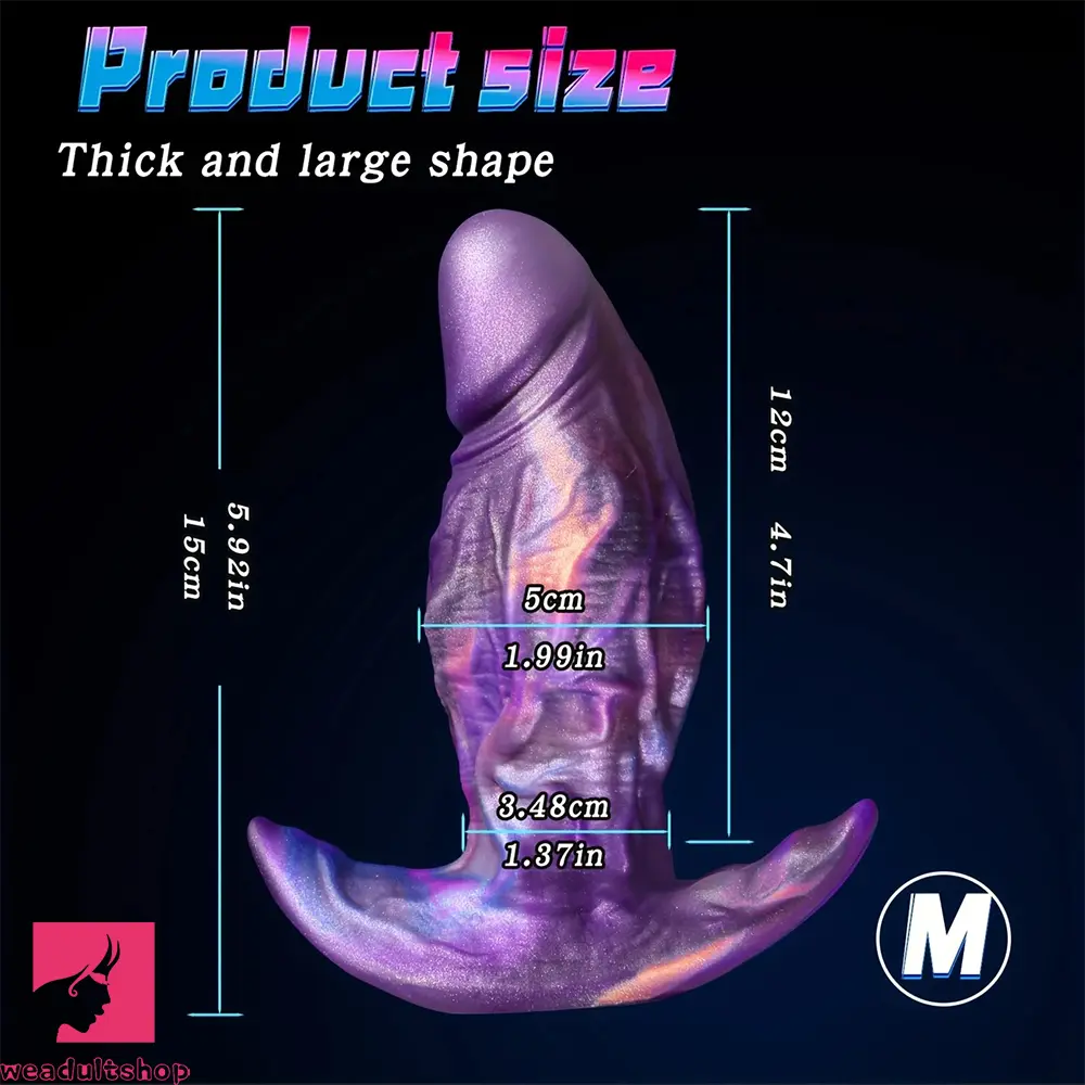 4.76in 5.92in 7.87in Wearing Anal Plug Mixed Color Dildo For Go Out Game