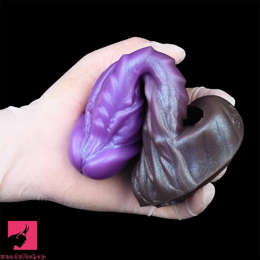 6.18in Dragon Fantasy Hollow Spiked Soft Dildo Sleeve For Cock Enlargement