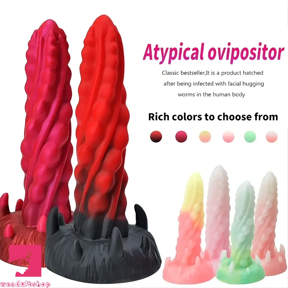 7.48in Silicone Butt Plug Monster Cock Dildo With Suction Cup For Beginner