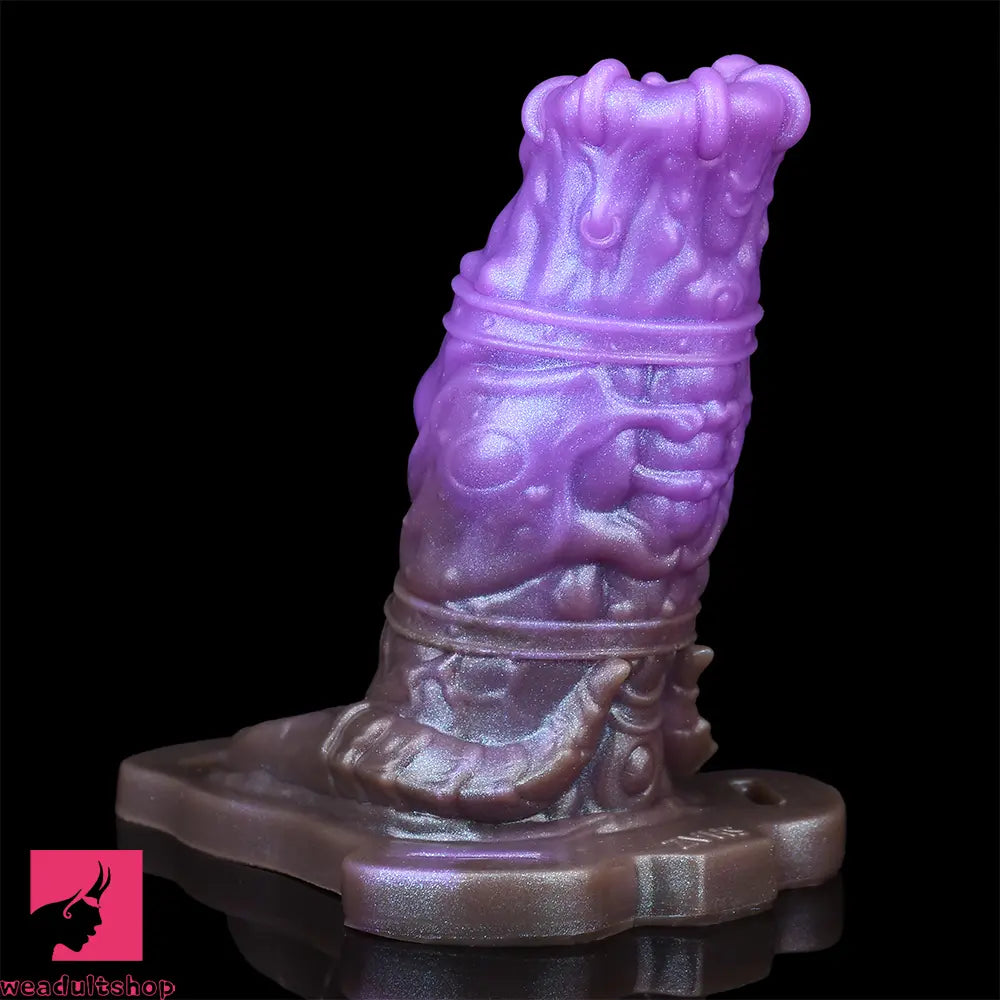 5.07in Dragon Beast Creature Fantasy Hollow Silicone Cock Dildo Sleeve