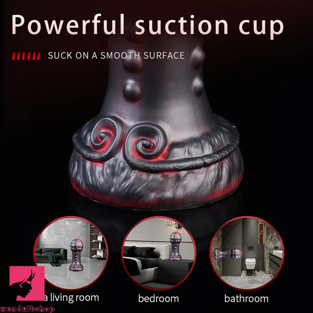 5.51in 7.08in 9.05in Spiked Silicone Round Silicone Soft Odd Dildo Anal Plug