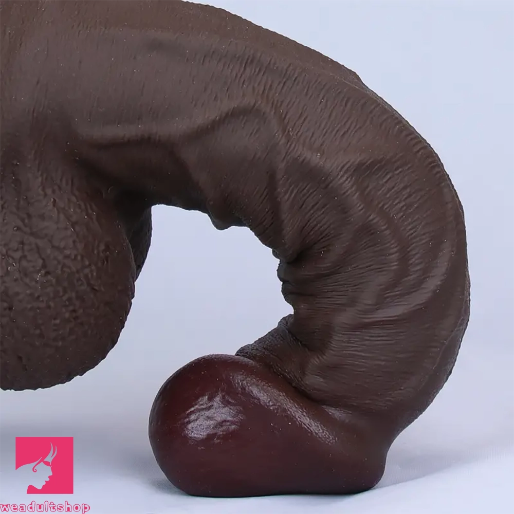 11.8in Thick Realistic Veins Huge Soft Dildo Double-layer Prostate Massage