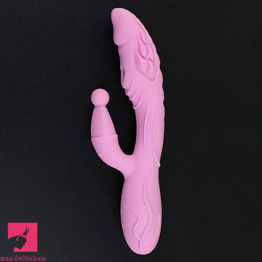 8.07in 7 Colors Vaginal Rods Liquid Silicone Female Soft Dildo With Handle