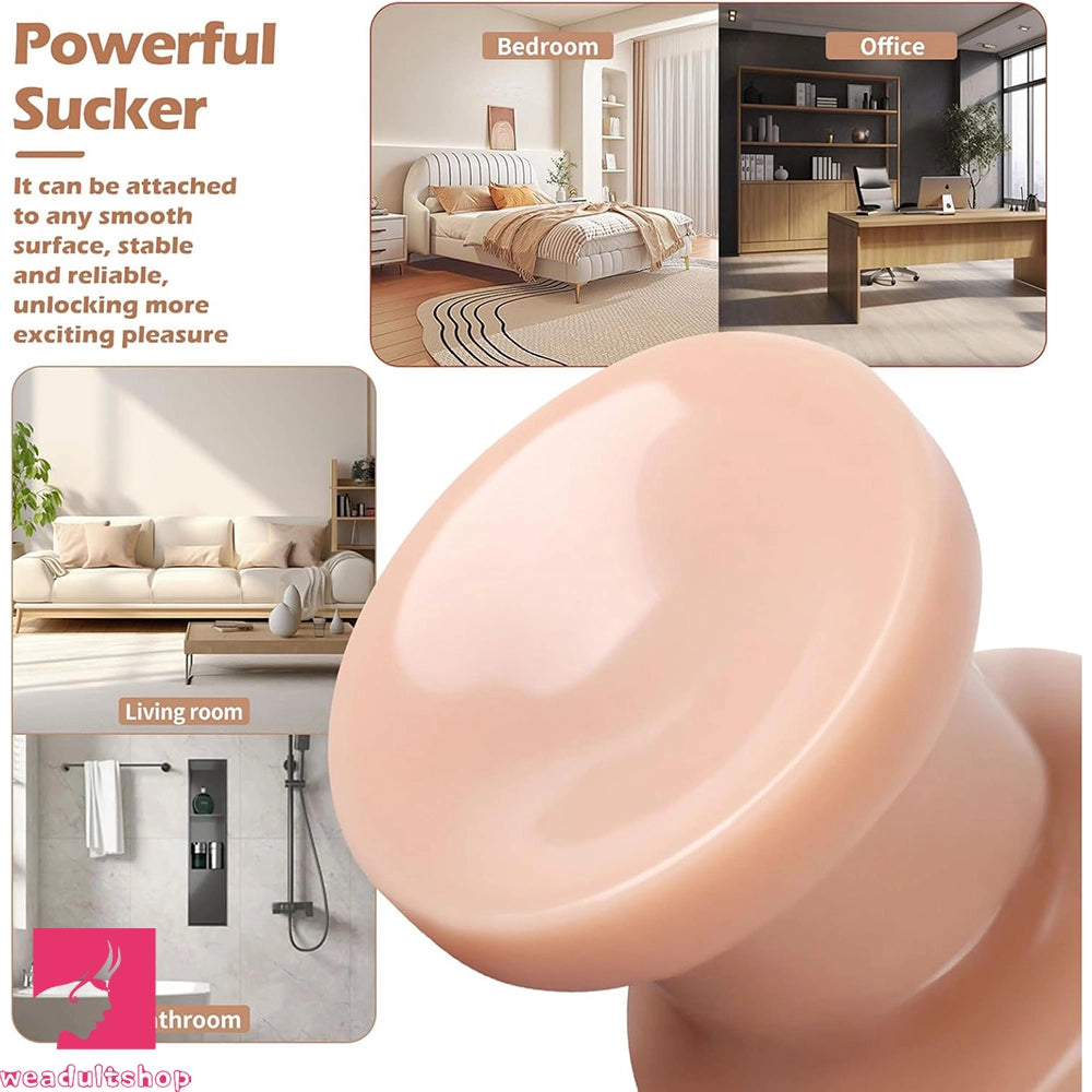 6.69in Butt Plug Dildo PVC Female Masturbation Sex Toy Vaginal Massager