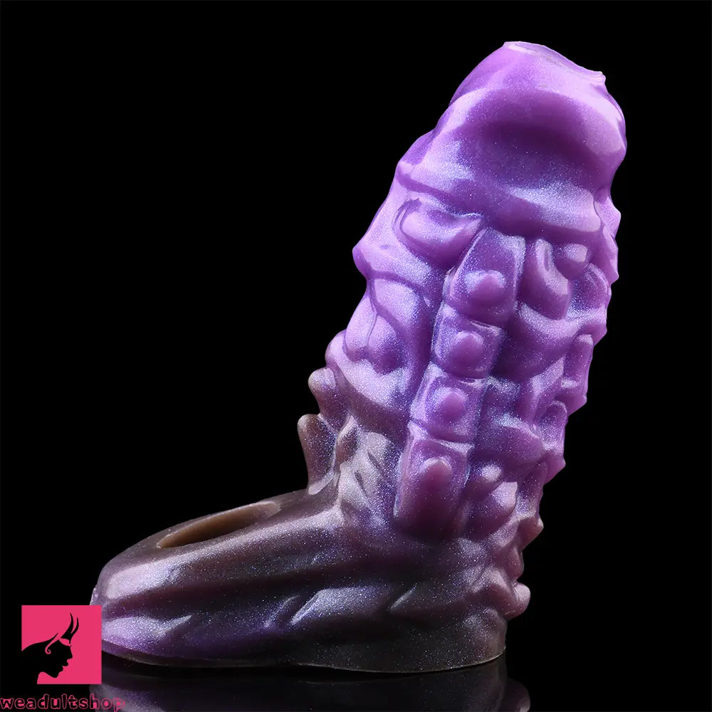 5.27in Dragon Beast Creature Fantasy Hollow Silicone Soft Dildo Sleeve