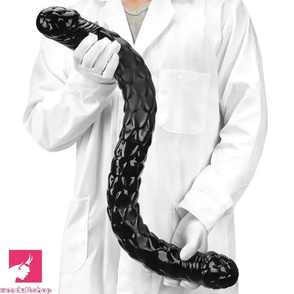 20.47in 27.55in Double-Headed Extra Long Fish Scale Huge Dildo For Sex