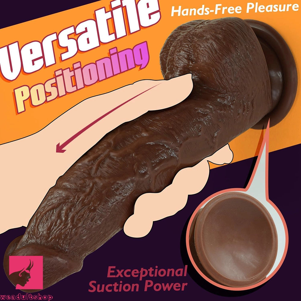 7.87in PVC Lifelike Dildo With Suction Cup Anal Sex Toy For Vaginal Massager