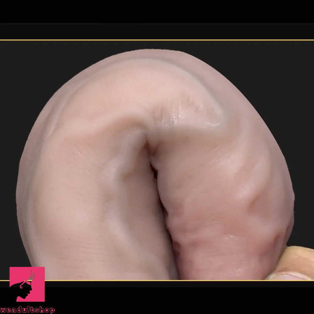 8.07in Big Female Liquid Silicone Soft Super Realistic Dildo For Women Using