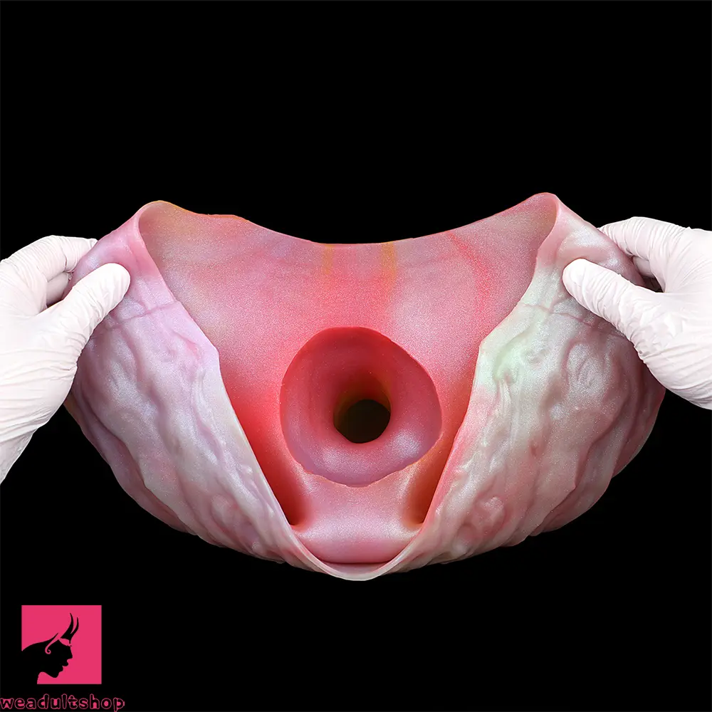 9.37in Spiked Odd Monster Strap on Dildo Silicone Soft Hollow Cock Dildo