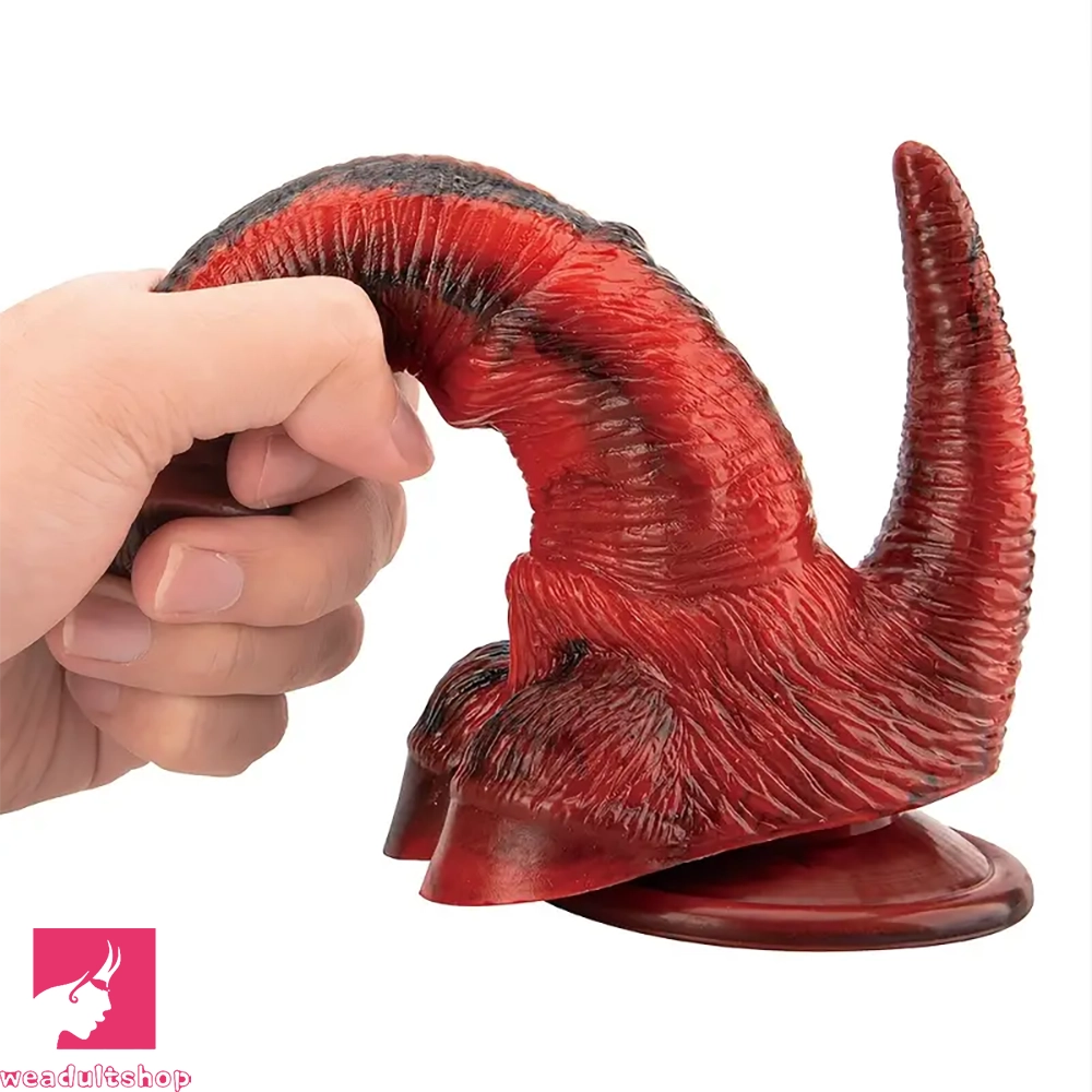 8.07in Realistic Monster-Shaped Silicone Horse Cock Soft Cock Dildo