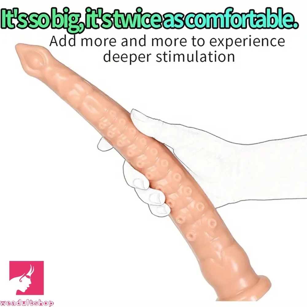 12.2in Big Butt Plug Tentacle Monster Anal Dildo For Clit Dilation Training