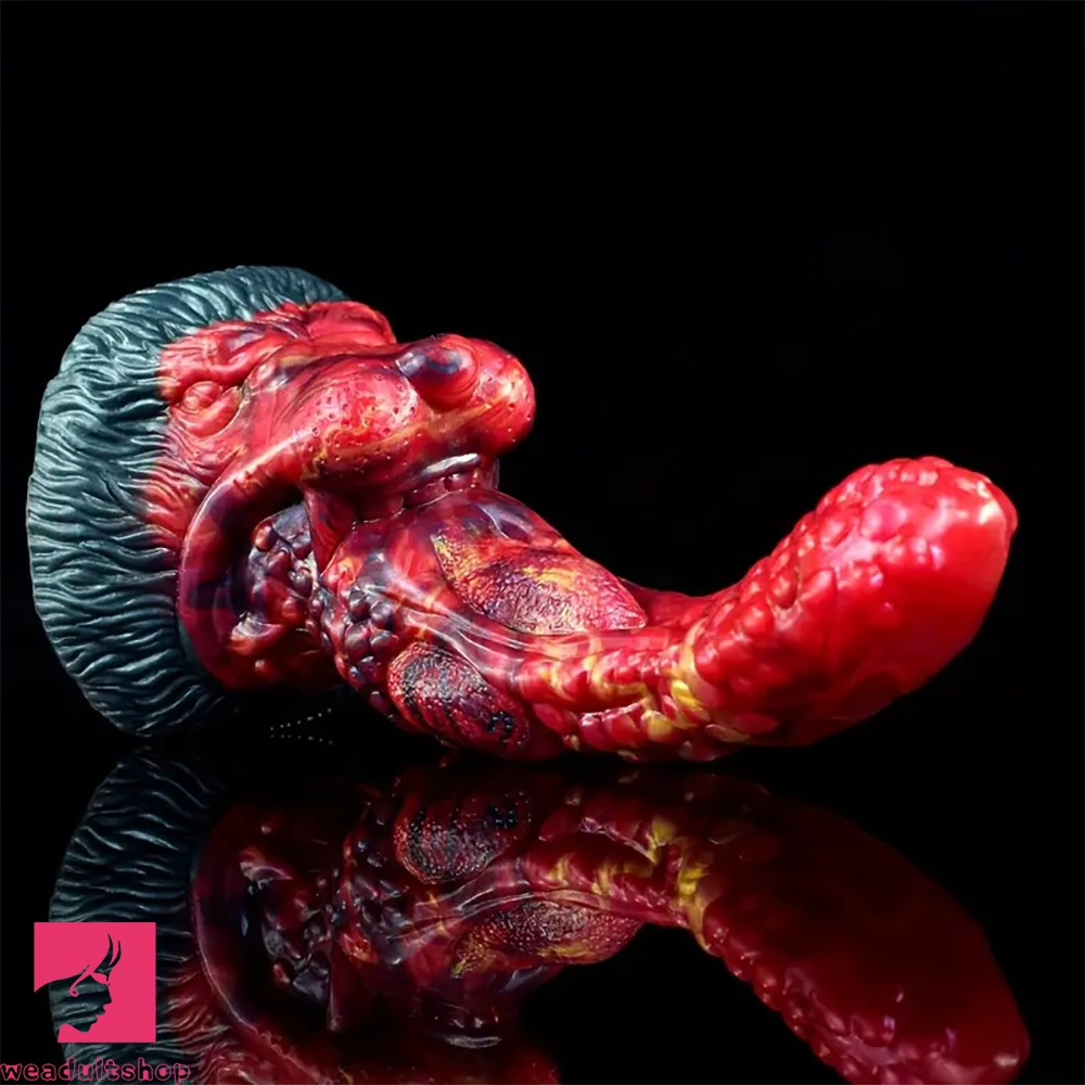 8.1in Soft Silicone Monster Dildo For Men Women Couple Skin Feel Butt Plug