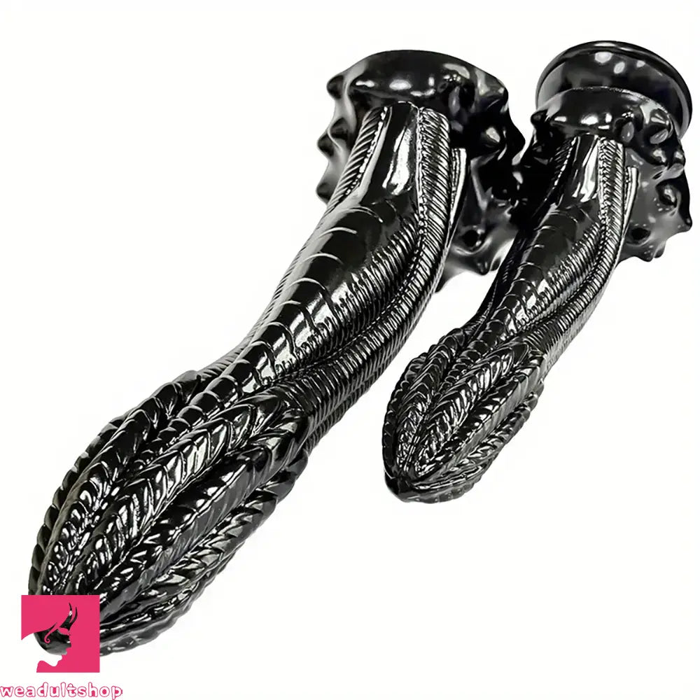 10.2in 12.4in Giant Pointed Penis Beast Animal Fantasy PVC Scales Dildo