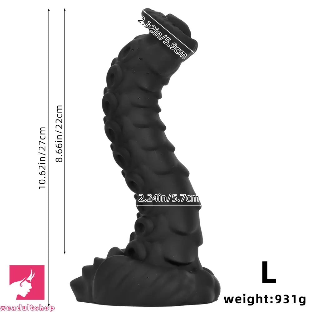 7.48in 9.05in 10.62in Elbow Odd Shaped Big Cock Anal Plug Dilator Dildo